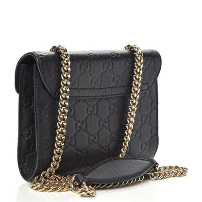 Gucci Guccissima Mini Emily Shoulder Bag Black 3 of 13