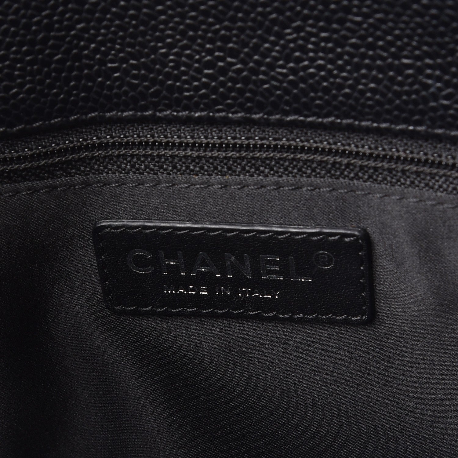 Chanel Caviar Quilted Grand Shopping Tote GST Black 6 of 7