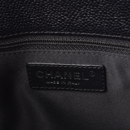 Chanel Caviar Quilted Grand Shopping Tote GST Black 6 of 7