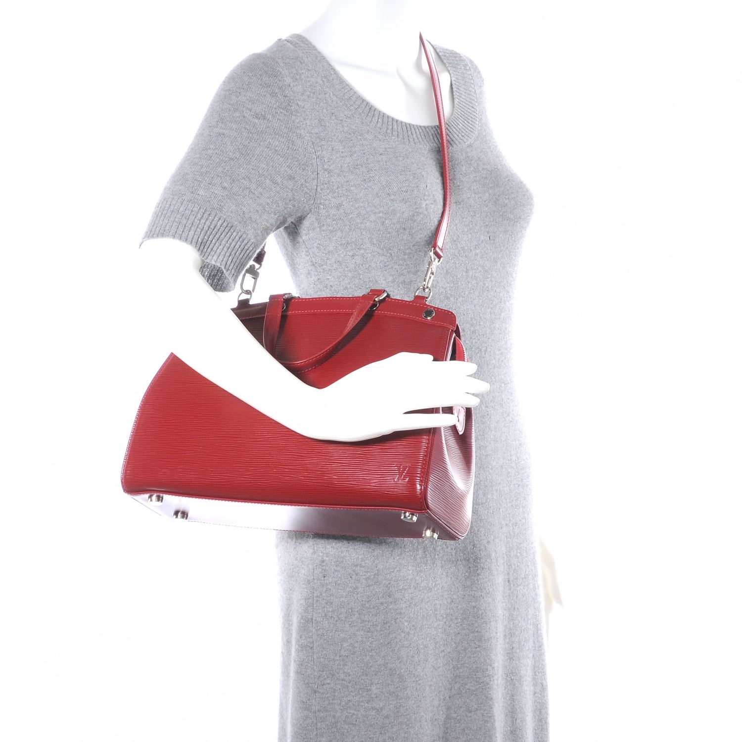 Louis Vuitton Epi Brea GM Rubis Red 2 of 9