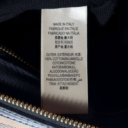 Burberry House Check Bridle Calfskin Medium Bowling Bag Black 7 of 9