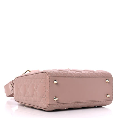 Christian Dior Lambskin Cannage Small My ABCDior Lady Dior Fard 4 of 8
