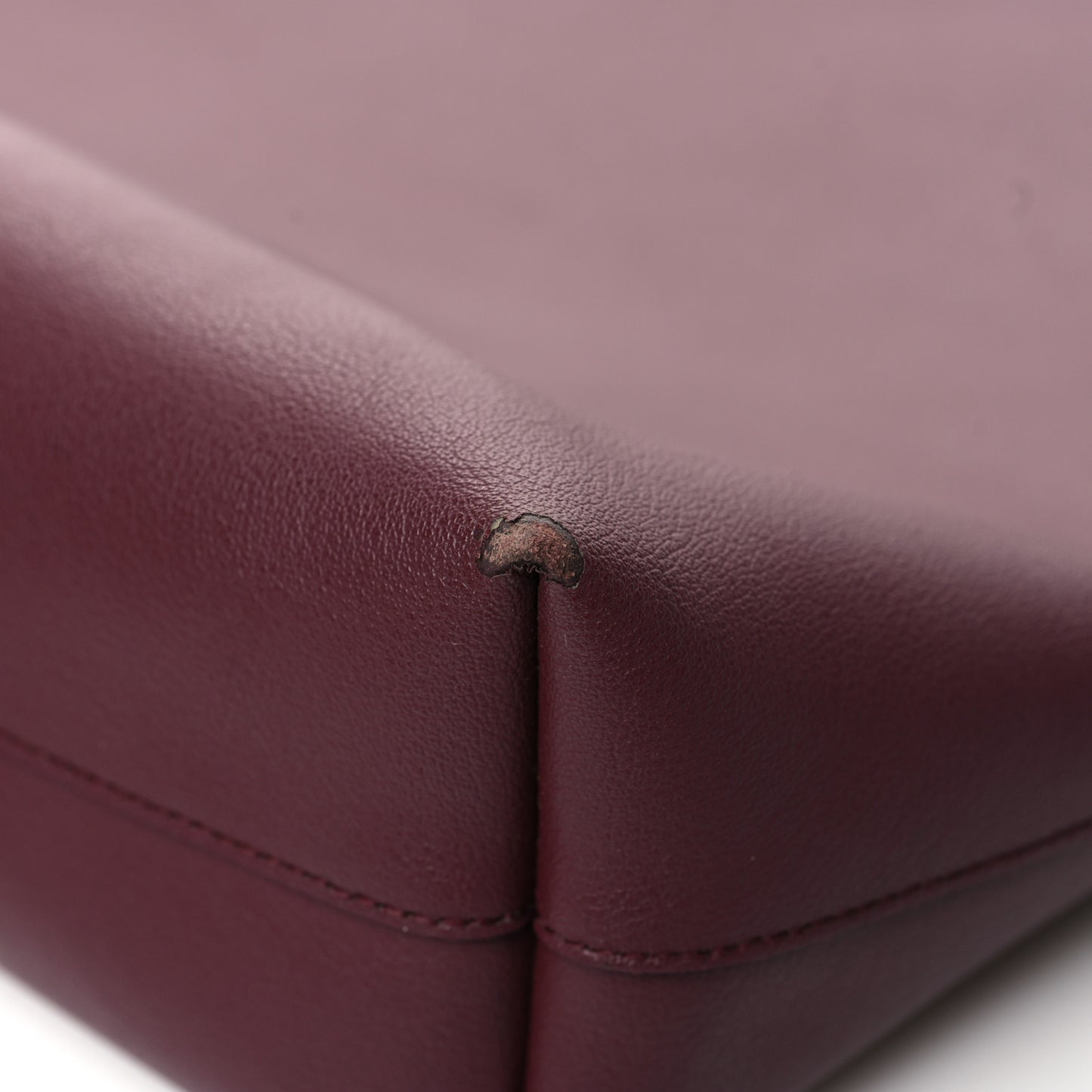 Calfskin Medium Shopping Tote Palissandre