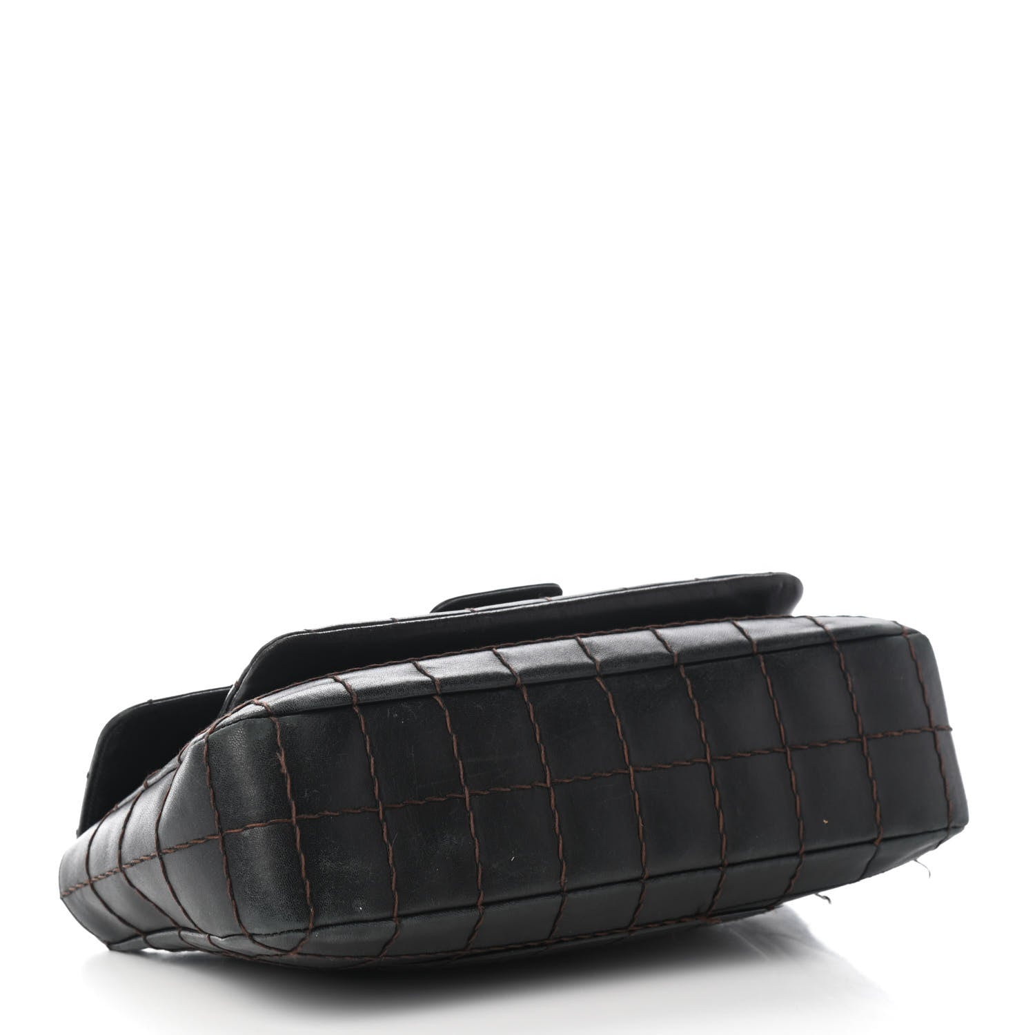 Chanel Lambskin Contrast Stitched Single Flap Black 4 of 11