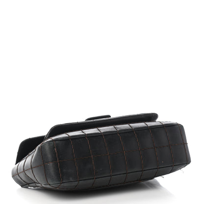 Chanel Lambskin Contrast Stitched Single Flap Black 4 of 11