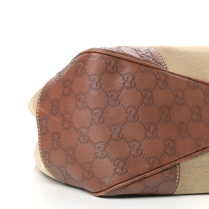 Gucci Canvas Guccissima Hobo Brown 8 of 10
