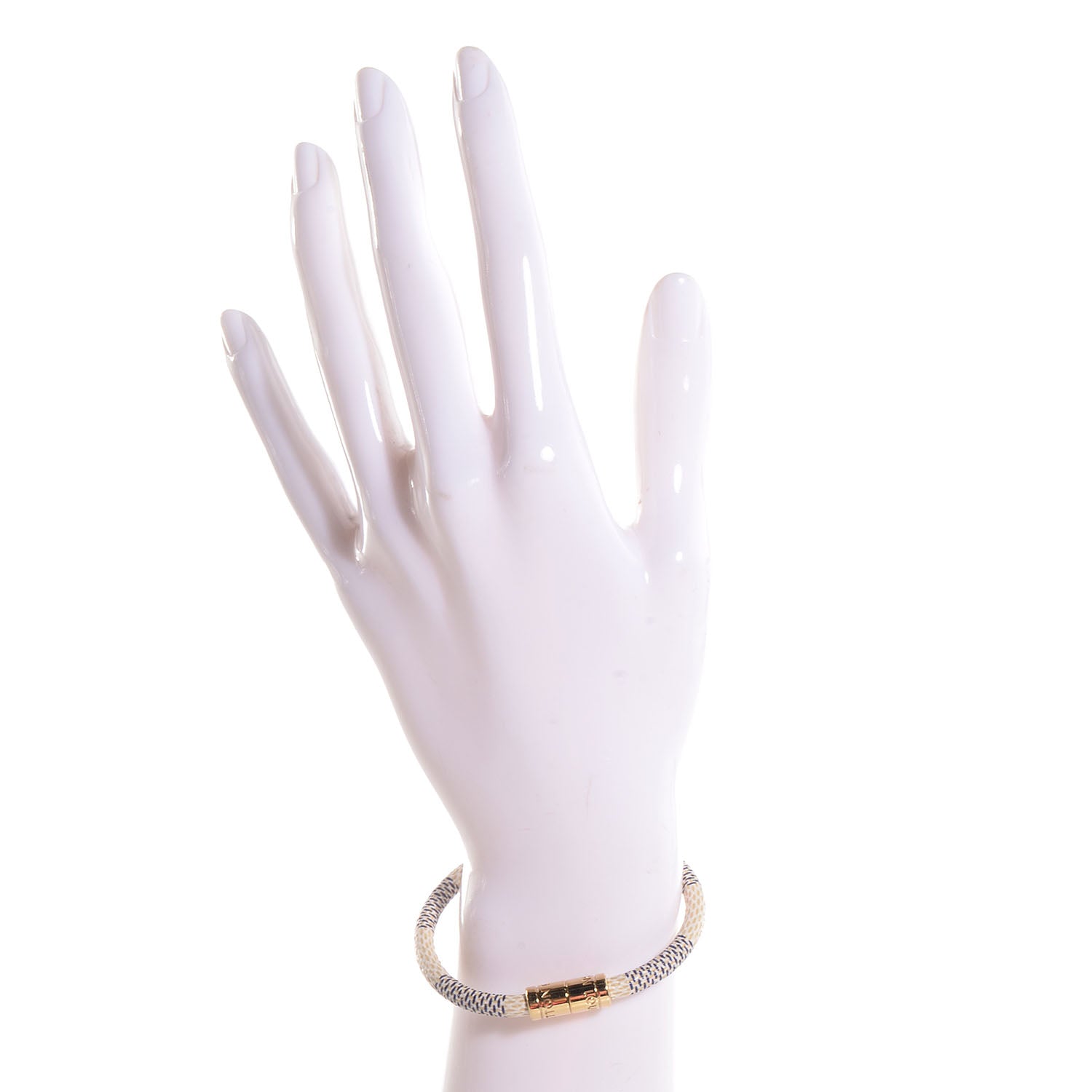 Louis Vuitton Damier Azur Keep It Bracelet 17 2 of 5