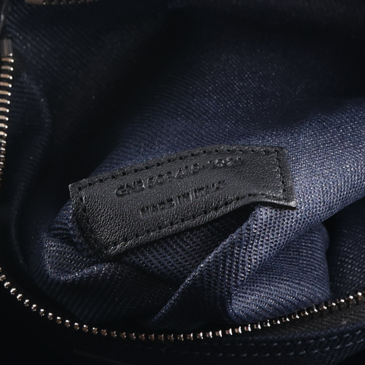 Linen Calfskin Rive Gauche Tote Navy