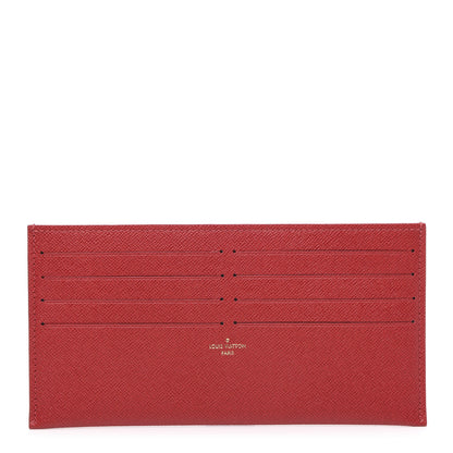 Louis Vuitton Calfskin Felicie Chain Wallet Card Holder Insert 1 of 6