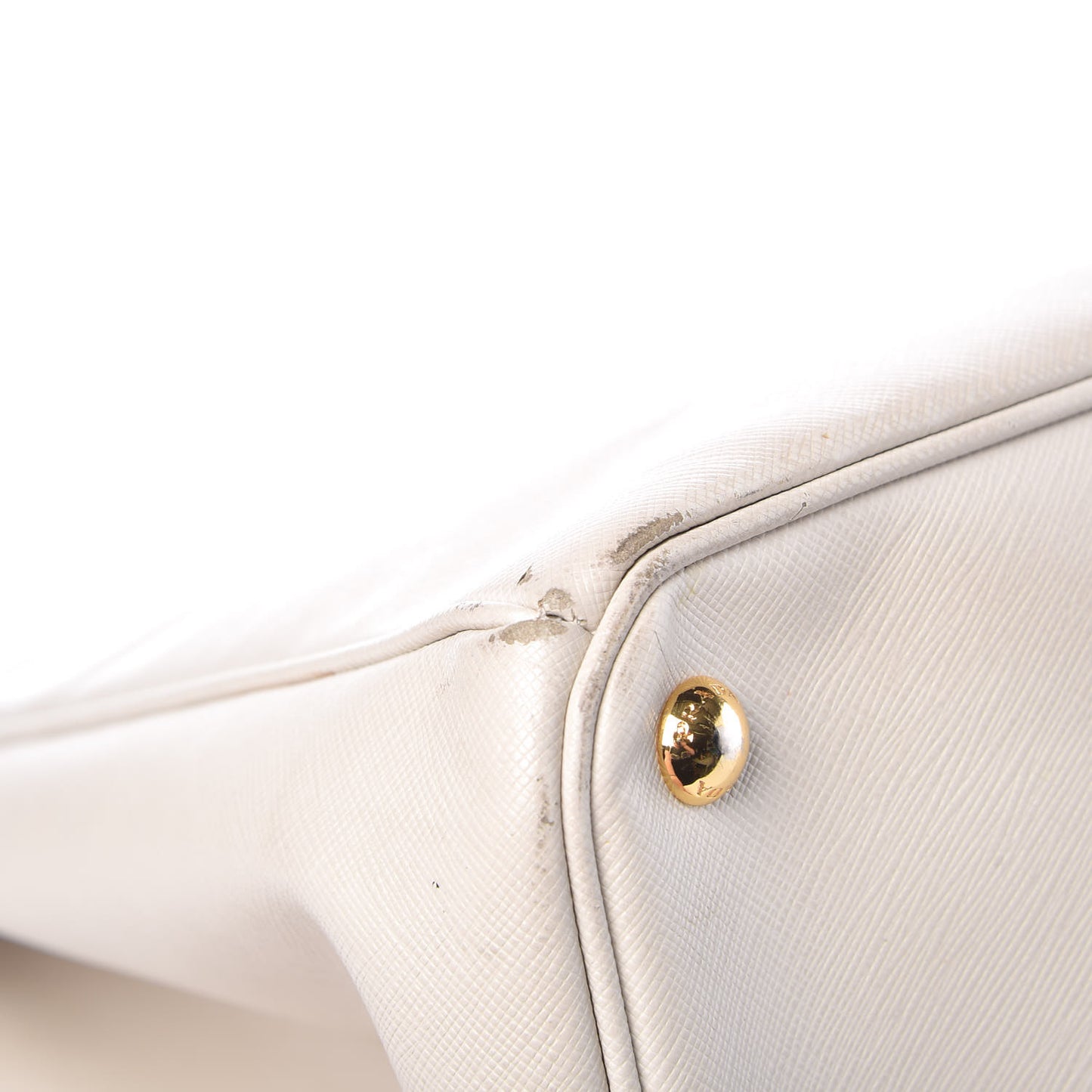 Saffiano Large Galleria Double Zip Tote Talco