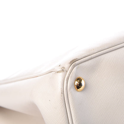 Prada Saffiano Large Galleria Double Zip Tote Talco 14 of 23
