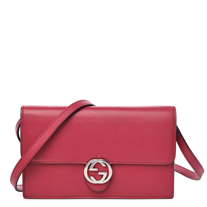 Gucci Calfskin Icon Wallet Red 1 of 20