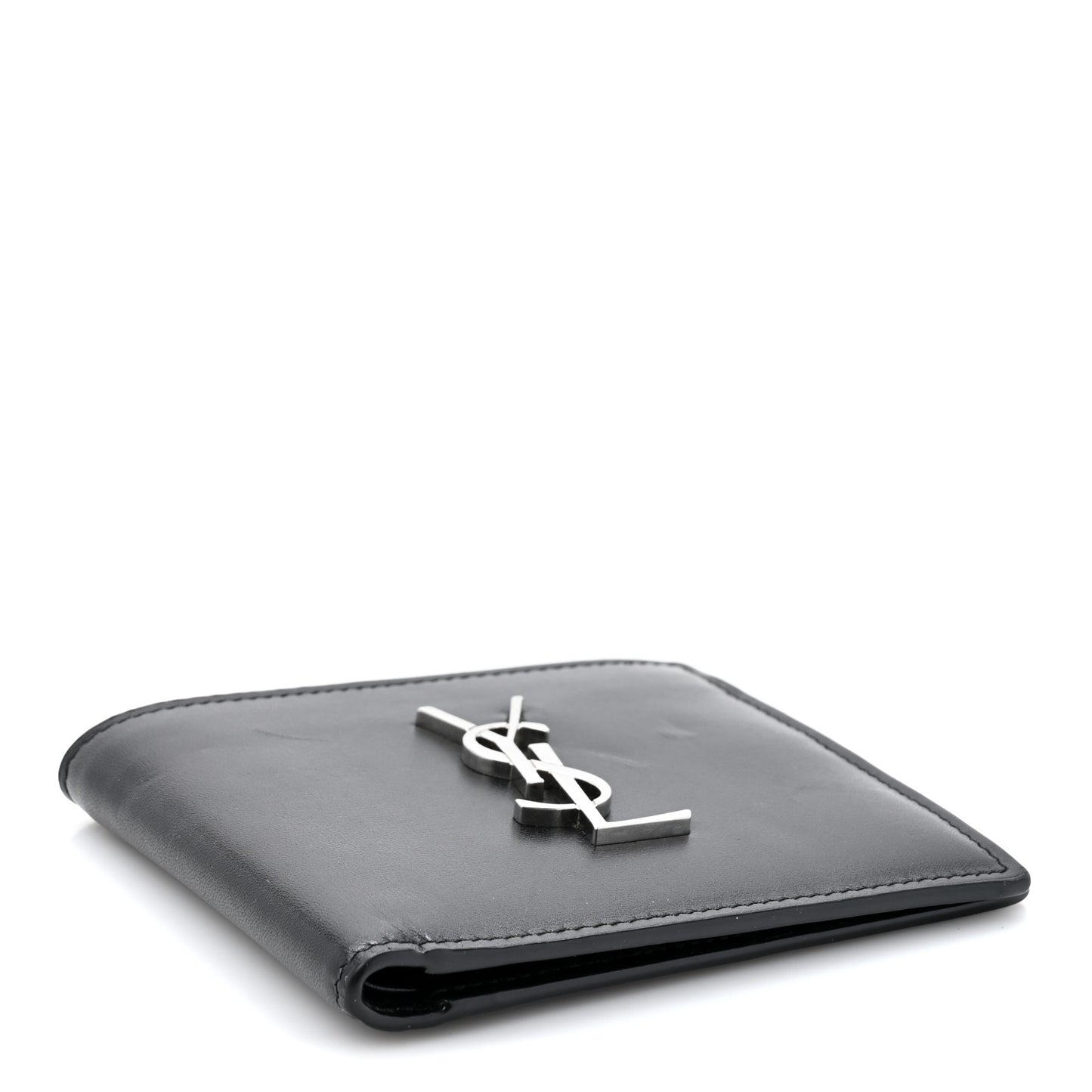 Smooth Calfskin Monogram East West Wallet Black