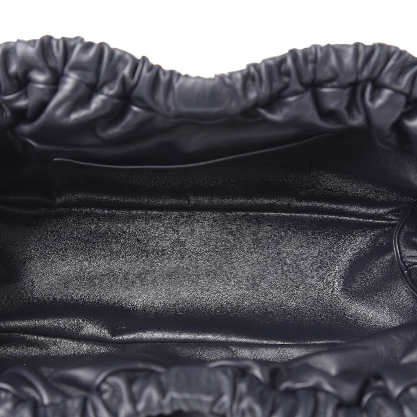 Lambskin Cloud Clutch Black