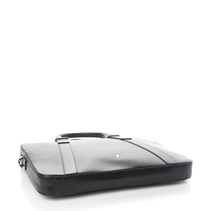 Christian Dior Calfskin Briefcase Black 3 of 9