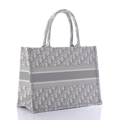 Christian Dior Oblique Medium Book Tote Grey 3 of 10