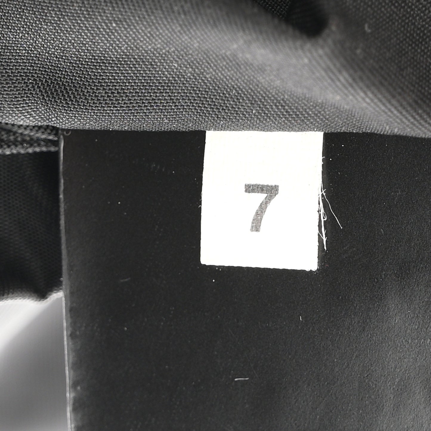 Nylon Vela Drawstring Pouch Black