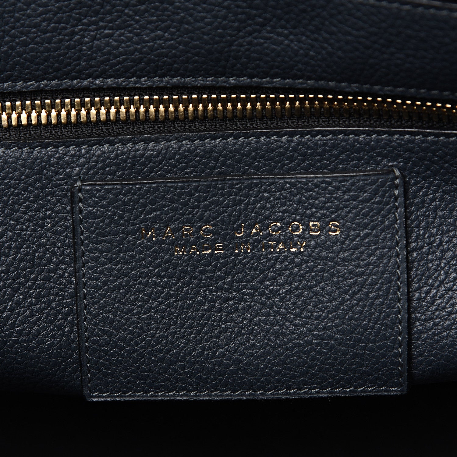 Marc Jacobs Textured Calfskin Medium Incognito Satchel Navy 5 of 7