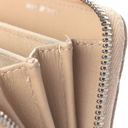 Chanel Caviar Quilted Zip Card Holder Beige 10 of 11