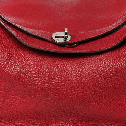 Hermes Taurillon Clemence Lindy 34 Rouge Garance 8 of 15