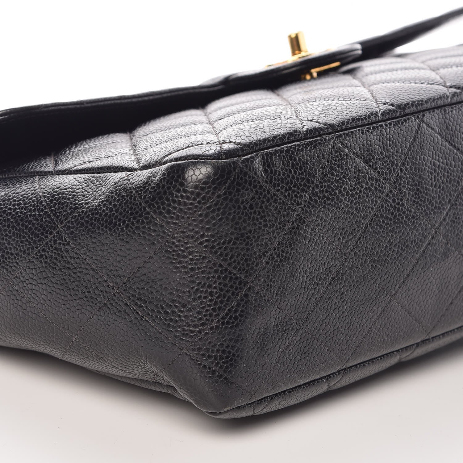 Chanel Caviar Jumbo Single Flap Black 5 of 11