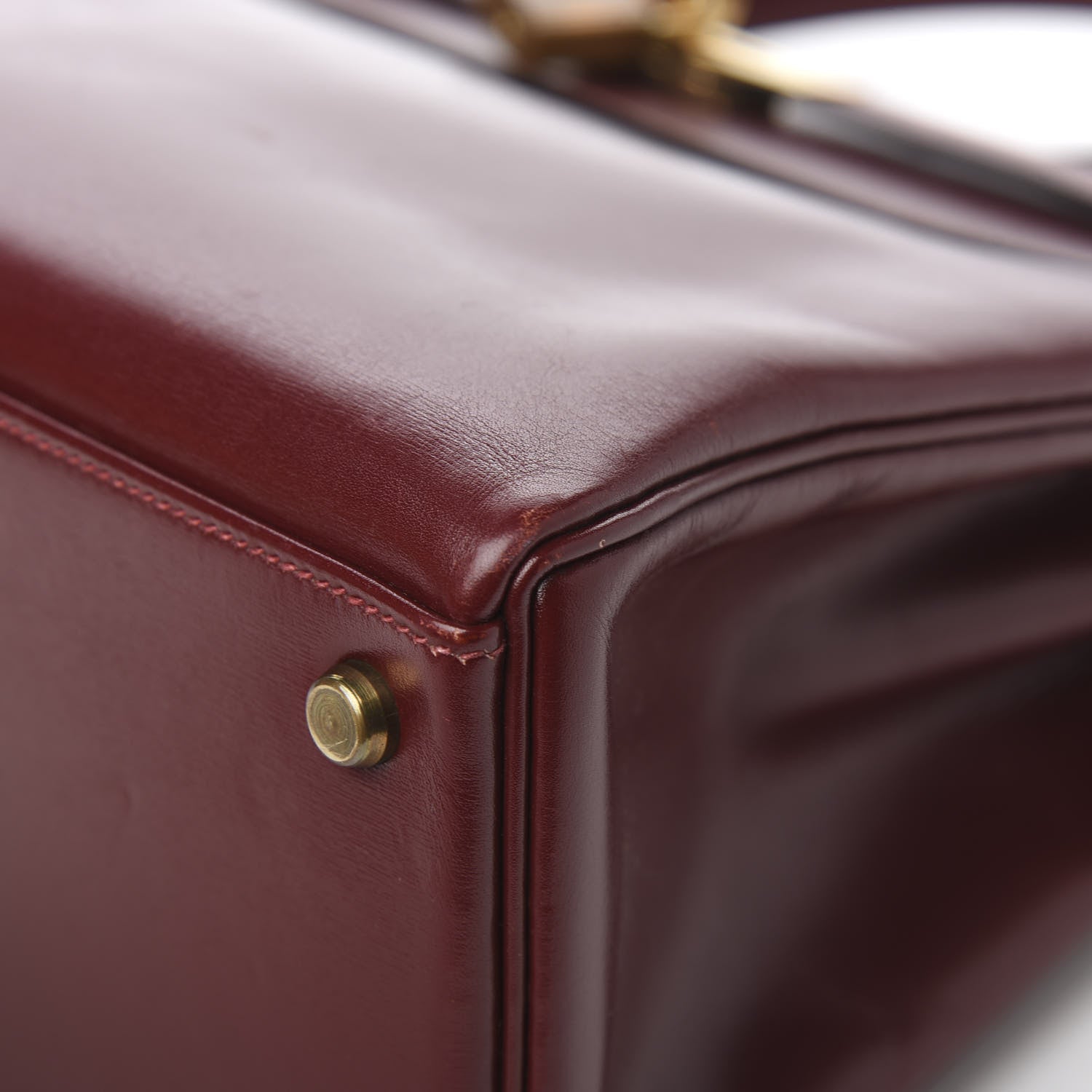 Hermes Box Kelly Retourne 32 Rouge H 10 of 14