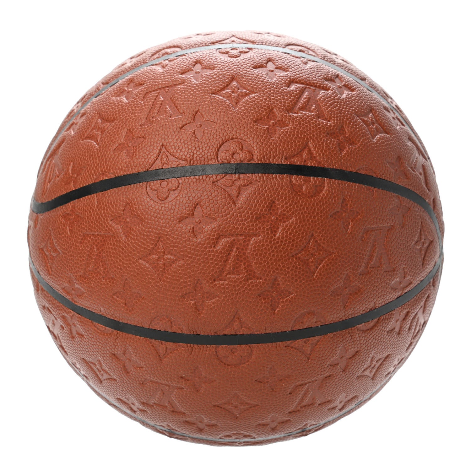Louis Vuitton X NBA Monogram Basketball Brick Orange 2 of 4