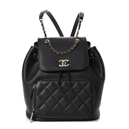 Chanel Caviar Quilted Business Affinity Backpack Black 1 of 12