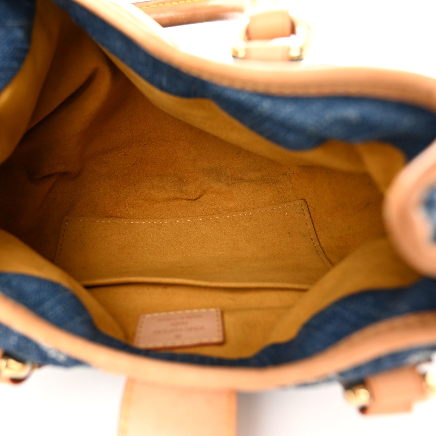 Monogram Denim Pleaty Blue