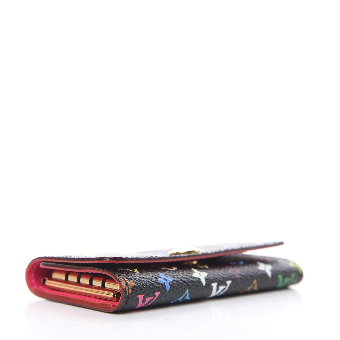 Monogram Multicolor Multicles 4 Key Holder Black Grenade