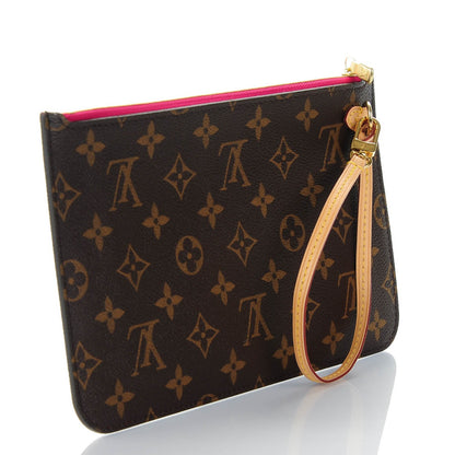 Louis Vuitton Monogram Neverfull MM GM Pochette Pivoine 3 of 8