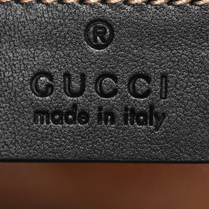Gucci Calfskin Matelasse Small GG Marmont Chain Shoulder Bag Black 7 of 14