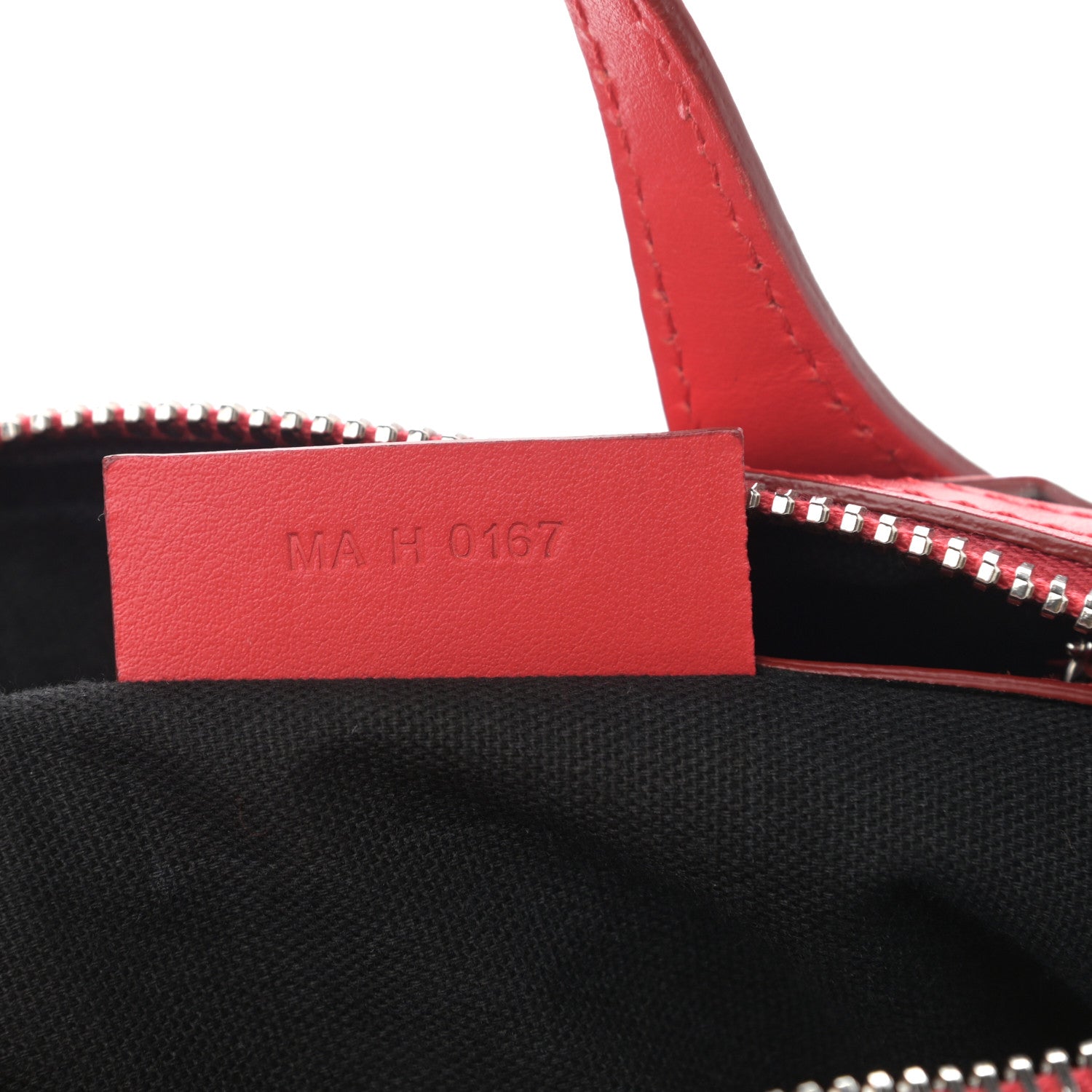 Givenchy Calfskin Micro Nightingale Logo Strap Red 7 of 13