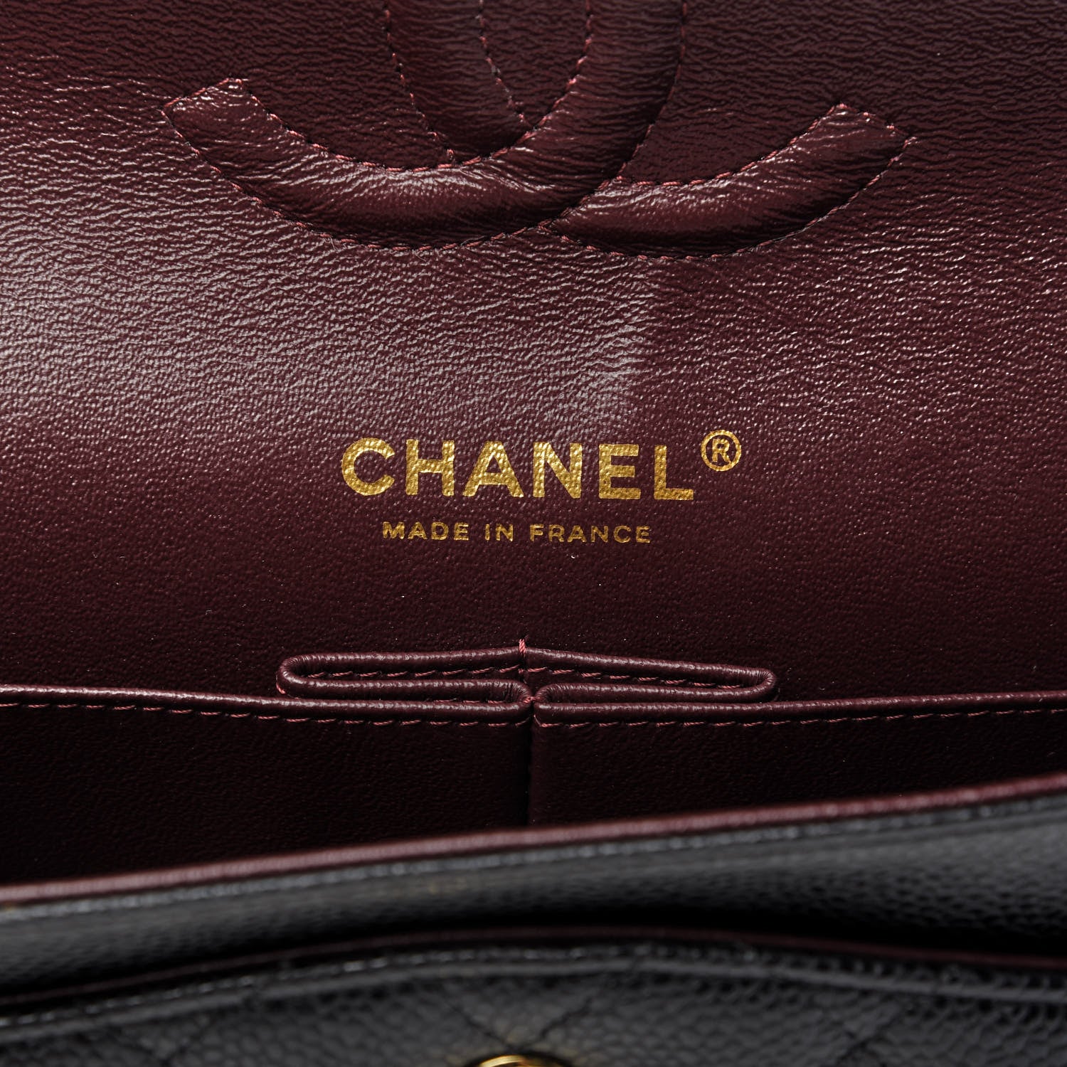Chanel Caviar Quilted Medium Double Flap Black 7 of 9