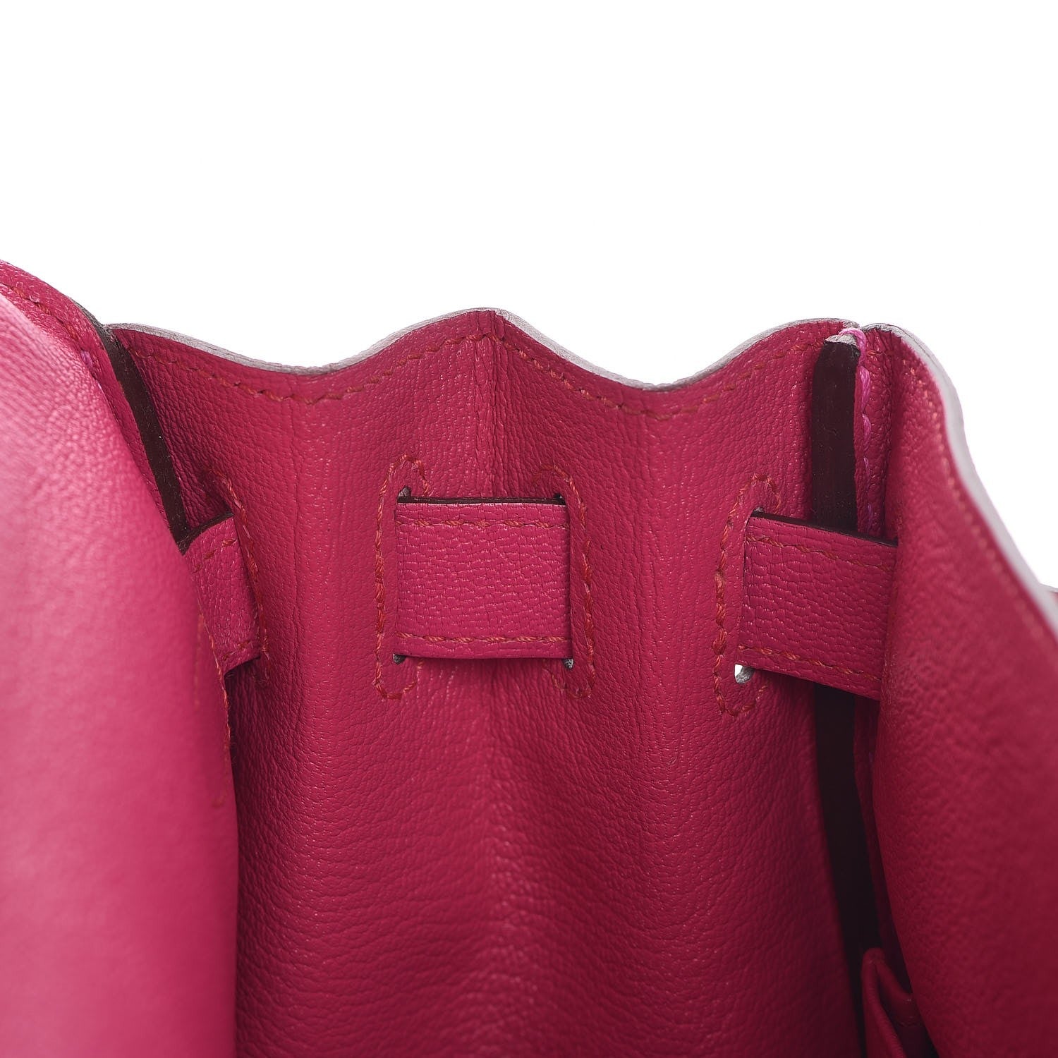 Hermes Chevre Mysore Kelly Retourne 28 Rose Shocking 14 of 41