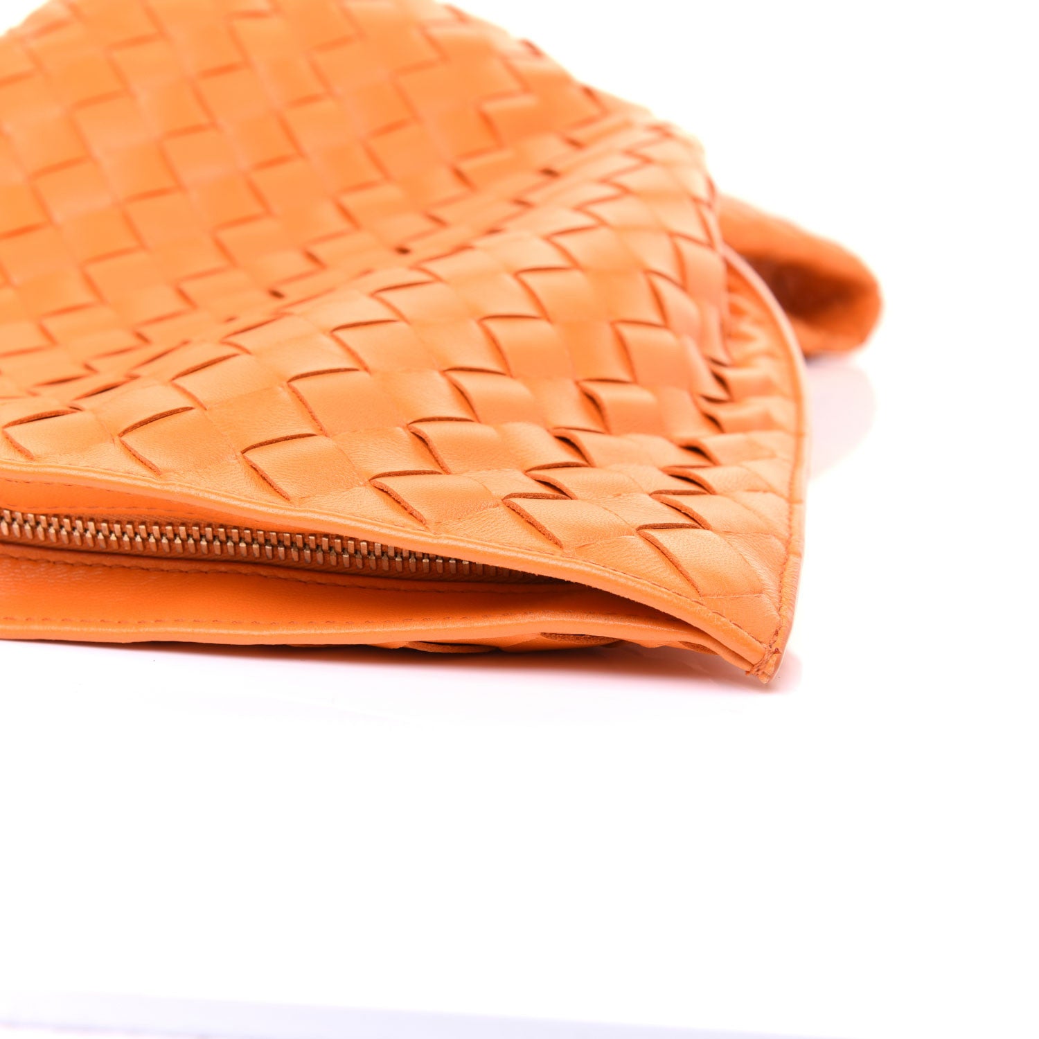 Bottega Veneta Nappa Intrecciato BV Twist Orange 7 of 13