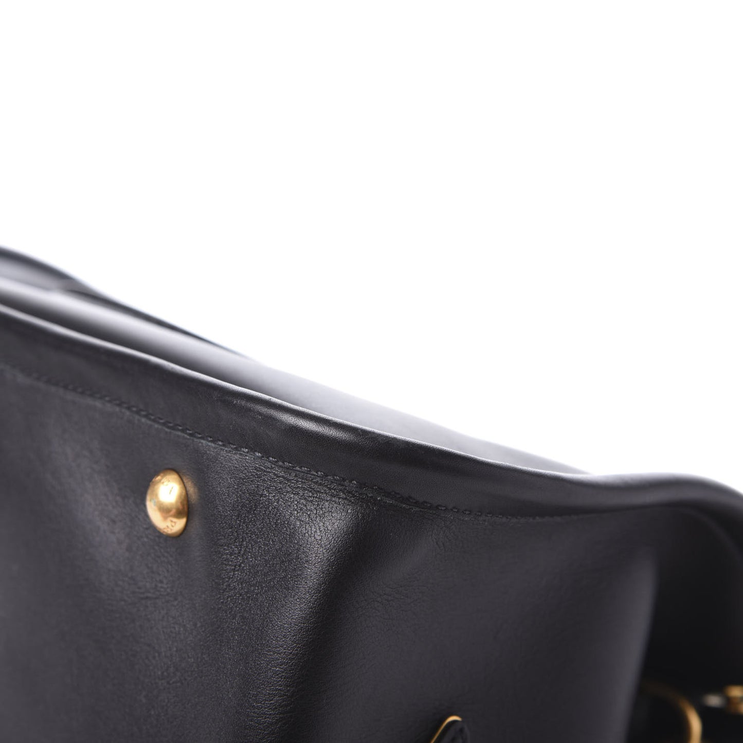 City Calf Tote Black