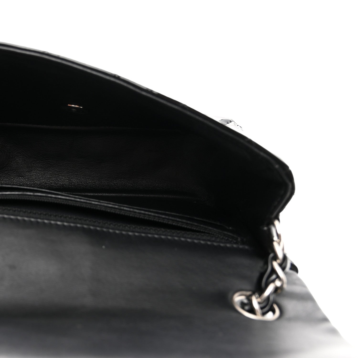 Chanel Patent Calfskin Quilted Mini Rectangular Flap Black 5 of 10