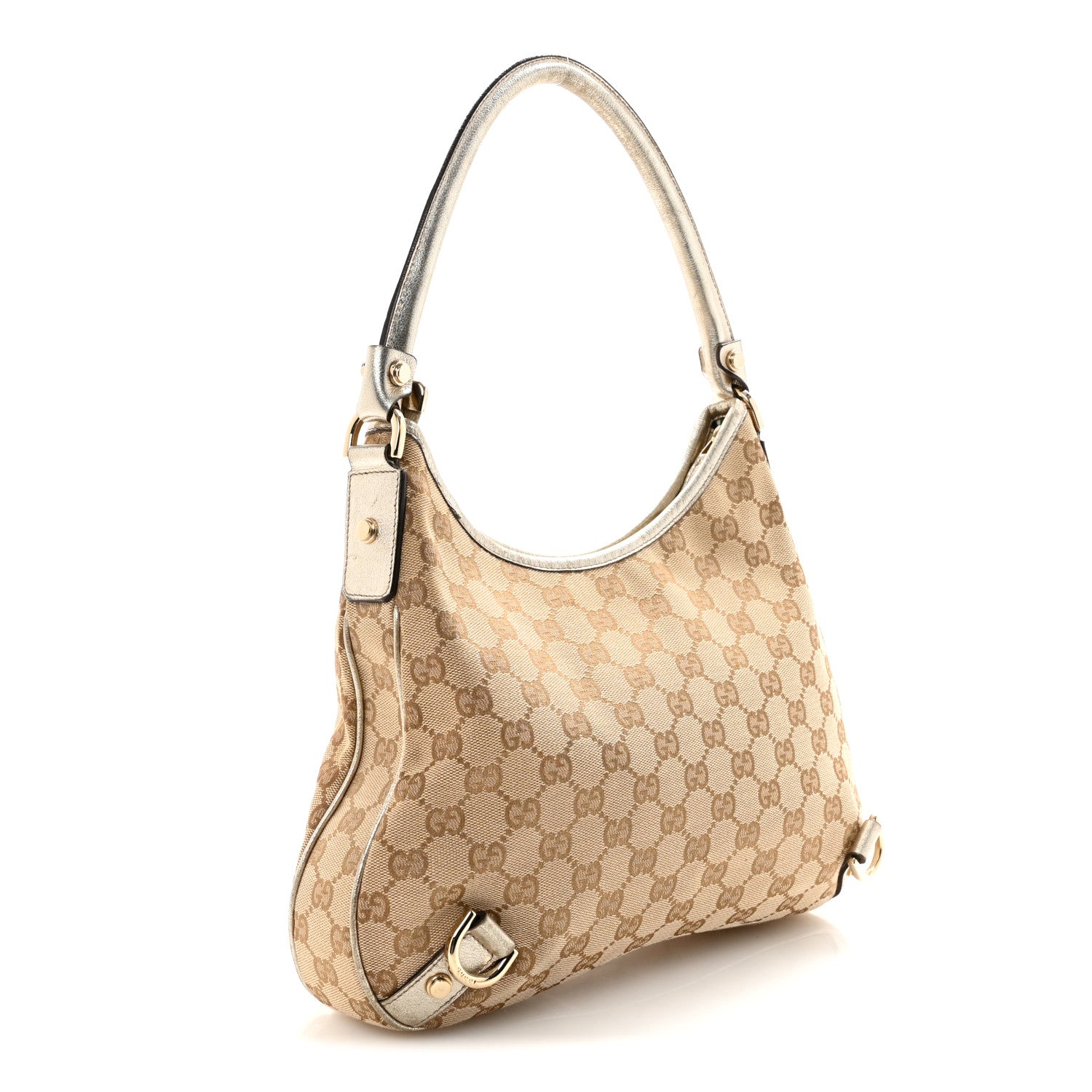 Gucci Monogram Medium Abbey D Ring Hobo Off White 3 of 10