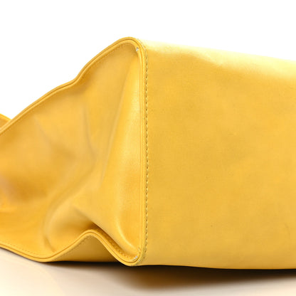 Telfar Vegan Leather Medium Shopping Bag Mustard 7 of 8