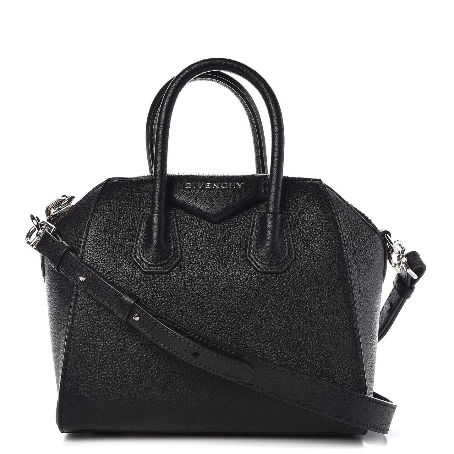 Sugar Goatskin Mini Antigona Black