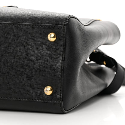 Fendi Vitello Elite Petite 2Jours Tote Black 10 of 17