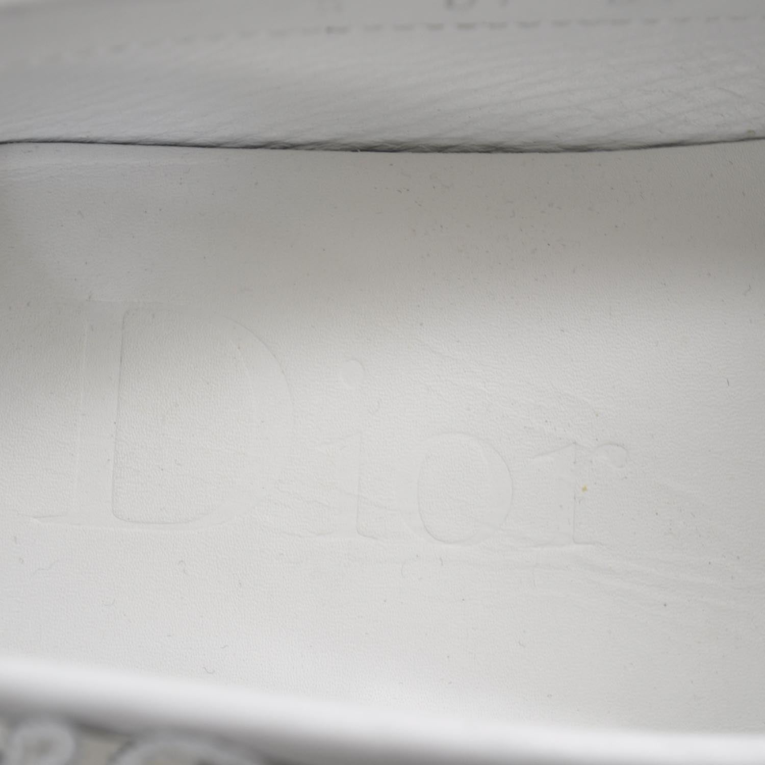 Christian Dior Leather Driving Loafers 35.5 White 6 of 8