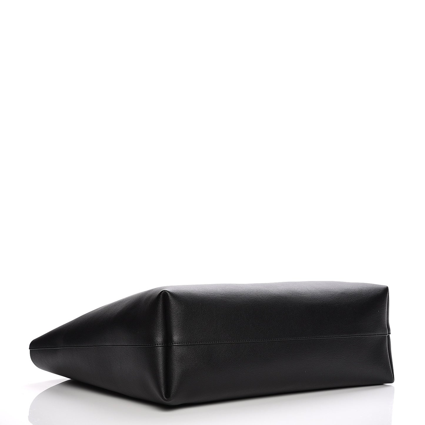 Calfskin Large Shopping Tote Black