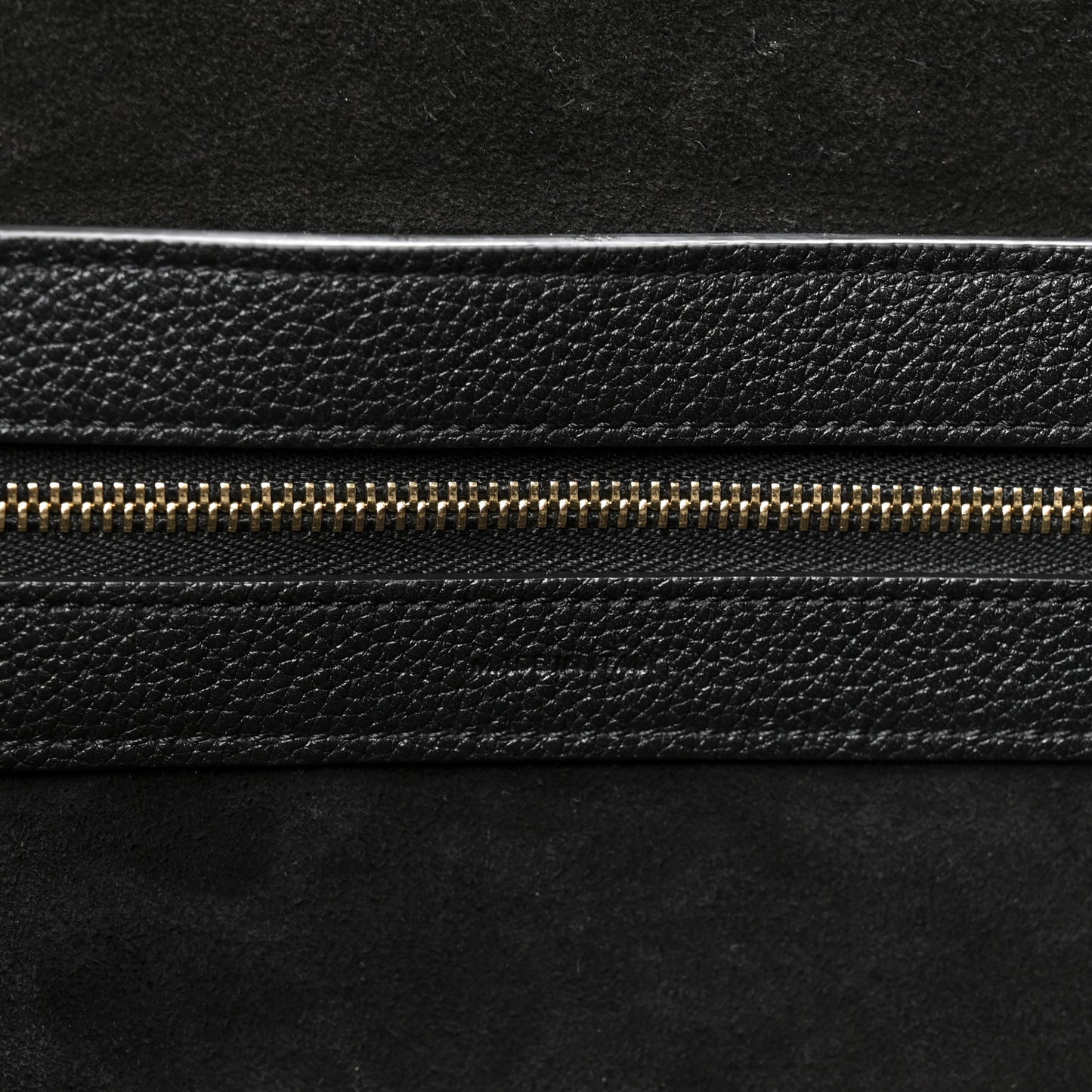 Soft Grained Calfskin Small Belt Cabas Phantom Black