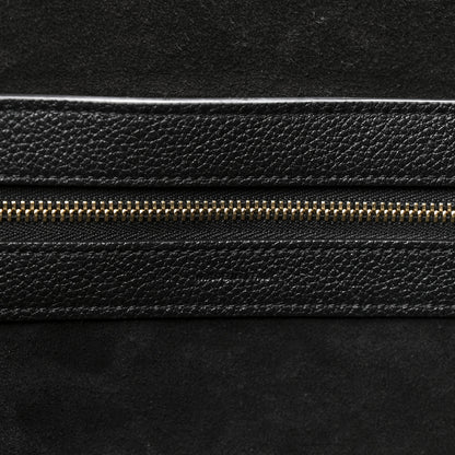 Celine Soft Grained Calfskin Small Belt Cabas Phantom Black 6 of 12