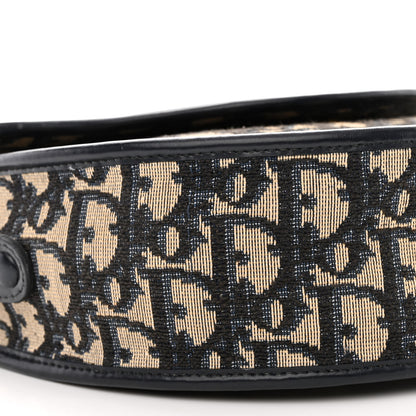 Christian Dior Monogram Flap Bag Navy 8 of 13