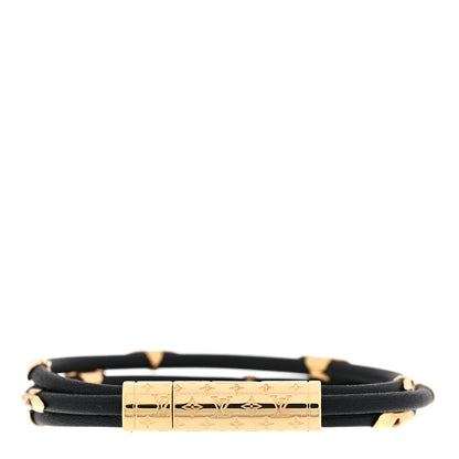 Louis Vuitton Daily Confidential Triple Bracelet Black 1 of 3