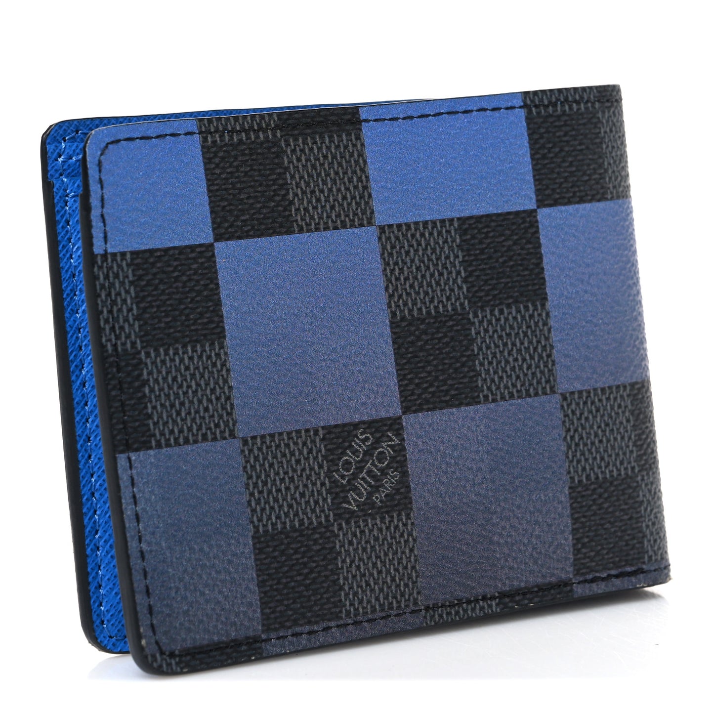 Damier Graphite Giant Blue Multiple Wallet