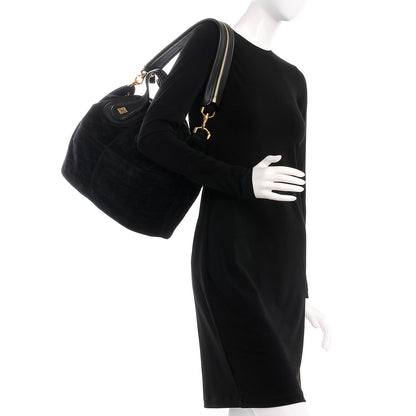Givenchy Textured Calfskin Suede Medium Nightingale Black 2 of 9